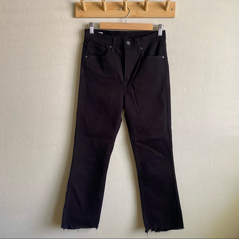 Levi’s high waited black jeans, Size 28